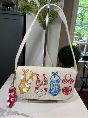 Handcrafted In India | Beaded Pretty Swimsuit Shoulder Bag 👙